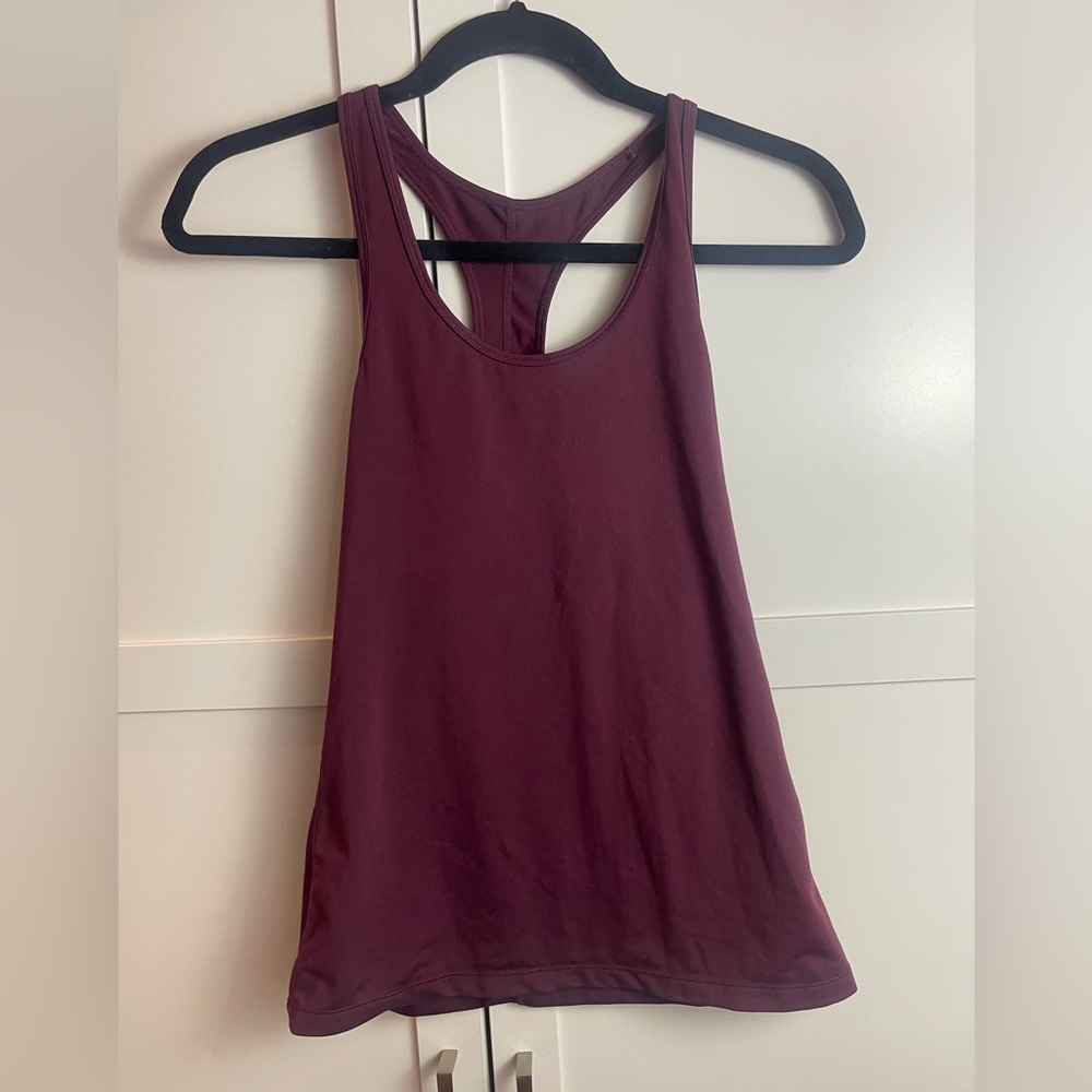 Parklife Workout Burgundy Tank Top